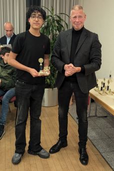 Adeel Hamidi, 3. Platz U14 Stadtmeisterschaft 2024/25