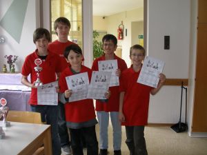 v.l.n.r.: Fabian Richter, Valentin Buckels, Marc Habersetzer, Kevin Verfürth