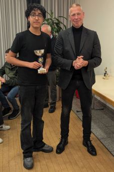 Adeel Hamidi, 2. Platz U20 Blitzvereinsmeisterschaft 2025