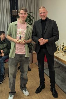 Tim Lehwald, 1. Platz U18 Stadtmeisterschaft 2024/25