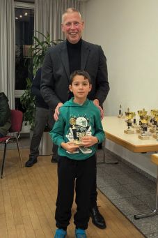 Jamal Sasat, 1. Platz U8 Stadtmeisterschaft 2024/25