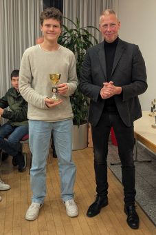 Robert Rütter, 2. Platz Schnellschach-Vereinsmeisterschaft 2025