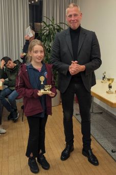 Caroline Haal, 3. Platz U10 W Stadtmeisterschaft 2024/25